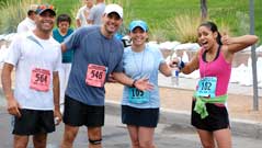 Runners Celebrate at Finish