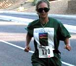 Fast athletic woman